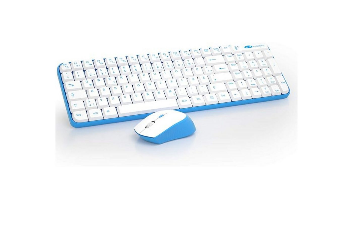 Vivitar V610 Gaming Tastatur-Maus-Kombination [DE-Layout] Wireless-Tastatur (Vollständige Funktionen, Soft Click, ergonomisches Design) von Vivitar