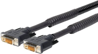 VivoLink Pro - DVI-Kabel - DVI-D (M) zu DVI-D (M) - 5 m - Daumenschrauben, 4K Unterst�tzung von VivoLink