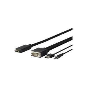 VivoLink Pro - HDMI-Kabel - HDMI (M) bis USB, HD-15 (VGA), Stereo Mini-Klinkenstecker (M) - 5 m von VivoLink