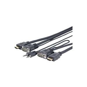 VivoLink Pro - HDMI-Kabel - HDMI / VGA / Audio - HD-15 (VGA), Stereo Mini-Klinkenstecker, HDMI (M) bis HD-15 (VGA), Stereo Mini-Klinkenstecker, HDMI (M) - 7 m von VivoLink