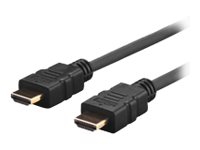 VivoLink Pro - HDMI-kabel med Ethernet - HDMI han bis HDMI han - 3 m - sort - formet, 4K support von VivoLink