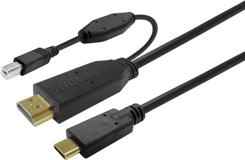 Vivolink PROUSBCHDMIUSBB10 USB Kabel 10 m USB 3.2 Gen 1 (3.1 Gen 1) USB C Schwarz (PROUSBCHDMIUSBB10) von VivoLink