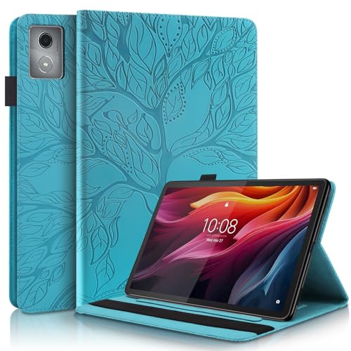 Vkooer Hülle für Lenovo Tab M11 Plus (11.5 Zoll) / K11 Plus Premium PU Leder Schutzhülle Flip Tasche Tasche Case mit Standfunktion für Lenovo Tab M11 Plus Tablette 2024, Türkis von Vkooer