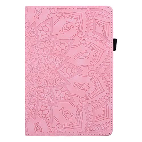 Vkooer Hülle für Samsung Galaxy Tab S9 Plus Tablette Schutzhülle [Auto Schlaf/Wach Funktion] Book Cover Tasche Case für Galaxy Tab S9 Plus 12.4 Zoll 2023 Rosa von Vkooer