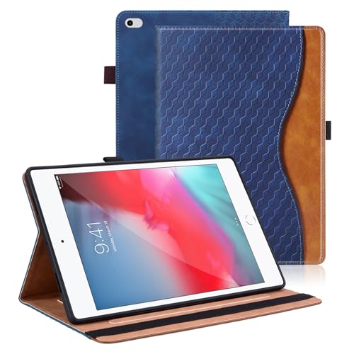 Vkooer Hülle für iPad Mini 5. 4. 3. 2. Generation - Mini 7.9 inch Schutzhülle PU Leder Folio Cover mit Auto Schlaf/Aufwach, iPad Mini 2019/2015 Tasche Case- Marineblau von Vkooer