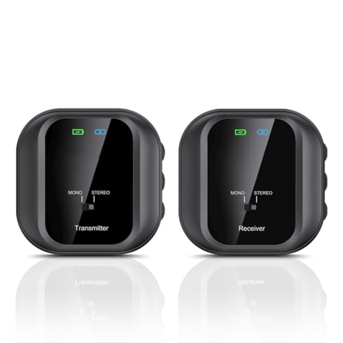 Vocdikficy Kabelloses UHF-Kopfhörer-Monitorsystem, Wiederaufladbarer Sender und Empfänger für Studio, Bandproben, Live-Auftritte Vocdikficy Kabelloses UHF-Kopfhörer-Monitorsystem, Wiederaufladbarer Sender und Empfänger für Studio, Bandproben, Live-Auftritte von Vocdikficy