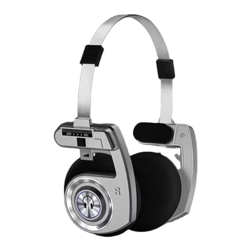 Vocdikficy Retro-Kopfhörer, Kabellose Bluetooth-Kopfhörer, Stereo-Mikrofon-Kopfhörer, HiFi-Kopfhörer mit Geräuschunterdrückung Vocdikficy Retro-Kopfhörer, Kabellose Bluetooth-Kopfhörer, Stereo-Mikrofon-Kopfhörer, HiFi-Kopfhörer mit Geräuschunterdrückung von Vocdikficy