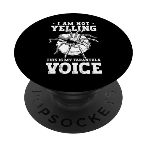 Im Not Yelling This Is My Tarantula Voice Bird Spider PopSockets Klebender PopGrip von Vogelspinne Designs Tarantel Liebhaber