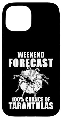 Weekend Forecast Tarantula Bird Spider Hülle für iPhone 15 von Vogelspinne Designs Tarantel Liebhaber