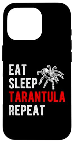 Eat Sleep Tarantula Repeat Bird Spider Hülle für iPhone 16 Pro von Vogelspinne Liebhaber Designs Tarantel