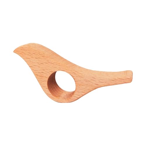 Daumenseitenhalter, Buchseitenhalter aus Holz | Neuartiges Buchzubehör aus Holz in Vogelform - Neuartiges Buchzubehör mit einem Fingerring zur Studiendekoration von Voihamy