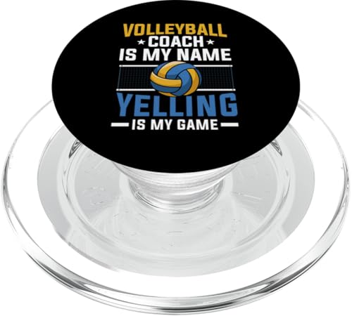 Volleyball-Trainer PopSockets PopGrip für MagSafe von Volleyball Coach Gift from Team