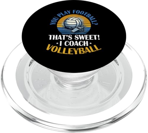 Volleyball-Trainer PopSockets PopGrip für MagSafe von Volleyball Coach Gift from Team