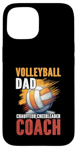 Hülle für iPhone 15 Volleyball Papa Vatertag von Volleyball Dad Gift for Men