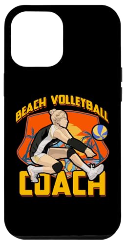 Hülle für iPhone 15 Pro Max Beachvolleyball Coach Sommer Lustiges Zitat von Volleyball Funny Saying Design Ideas