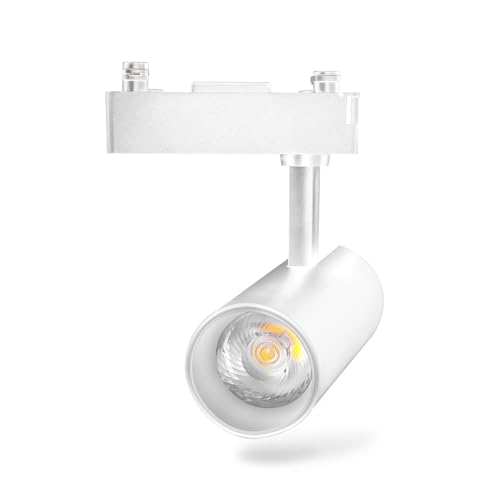 LED-Schienenstrahler mit Zwei Fäden, weiß, 24 W, ideal für die Beleuchtung von Räumen mit Effizienz und Stil. Das Moderne Design verleiht jedem Ambiente einen modernen Touch. von VoltShine