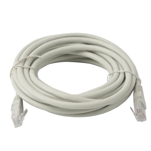 VoltShine 5 m langes CAT6-Patchkabel in elegantem Grau. Ideal zur Gewährleistung einer Hochgeschwindigkeitsverbindung und optimaler Leistung in Ihrem Büro- und Heimnetzwerk. von VoltShine