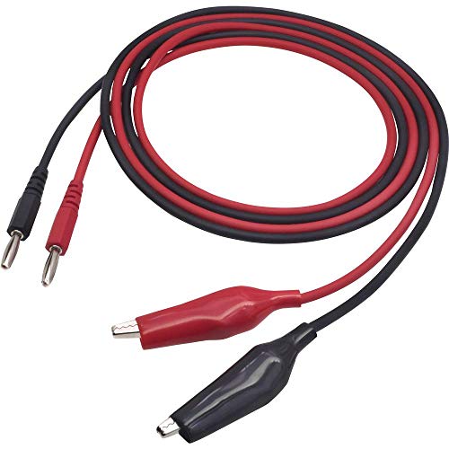 VOLTCRAFT MSL-100 Messleitung Stecker 4 mm 1.00 m Schwarz, Rot 1 St. von Voltcraft