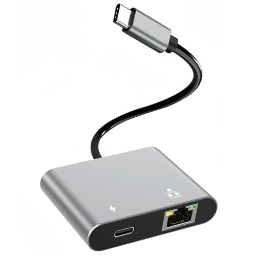 USB C 2,5G LAN Adapter Ethernet Adapter USB C auf RJ45 2500Mbps Gigabit Netzwerkadapter mit 100W PD, Typ-C Ethernet Netzwerk 2500/1000/100Mbps LAN Adapter für Laptop, PC mit Windows XP/Mac OS/Linux USB C 2,5G LAN Adapter Ethernet Adapter USB C auf RJ45 2500Mbps Gigabit Netzwerkadapter mit 100W PD, Typ-C Ethernet Netzwerk 2500/1000/100Mbps LAN Adapter für Laptop, PC mit Windows XP/Mac OS/Linux von Vonxite