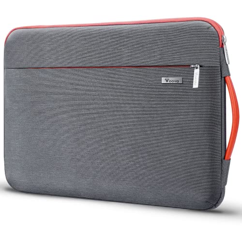 Voova Laptophülle 15 Zoll Laptoptasche für MacBook Air 15, 360°Schutz Laptop Tasche Hülle für MacBook Air M2 A2941 2023, Microsoft Surface Laptop 5/4/3, MacBook Pro A1990 A1707,Dunkelgrau von Voova