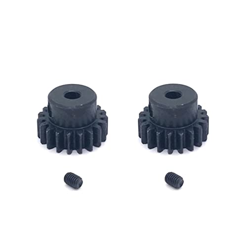 Vorfaove 2Pcs Stahl 19T Motor Getriebe Ritzel Zahnrad 124016-2178 für 144002 144010 124016 124017 Brushless RC Car Upgrades Teile von Vorfaove