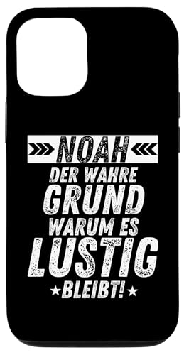 Hülle für iPhone 12/12 Pro Noah Beliebteste Vorname Der Wahre Grund Lustig Spaß Herren von Vornamen & Geschenkideen