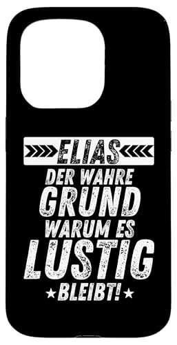 Hülle für iPhone 15 Pro Elias Vorname Lustig für Männer und Freunde von Vornamen & Geschenkideen