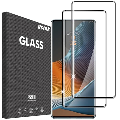 Vsjnk Screen Protector für Motorola Edge 50 Fusion mit 2 Stück Tempered Glass,9H Anti-Kratzen Anti-Bläschen,HD Displayschutzfolie,kompatible mit Moto Edge 50 Fusion von Vsjnk