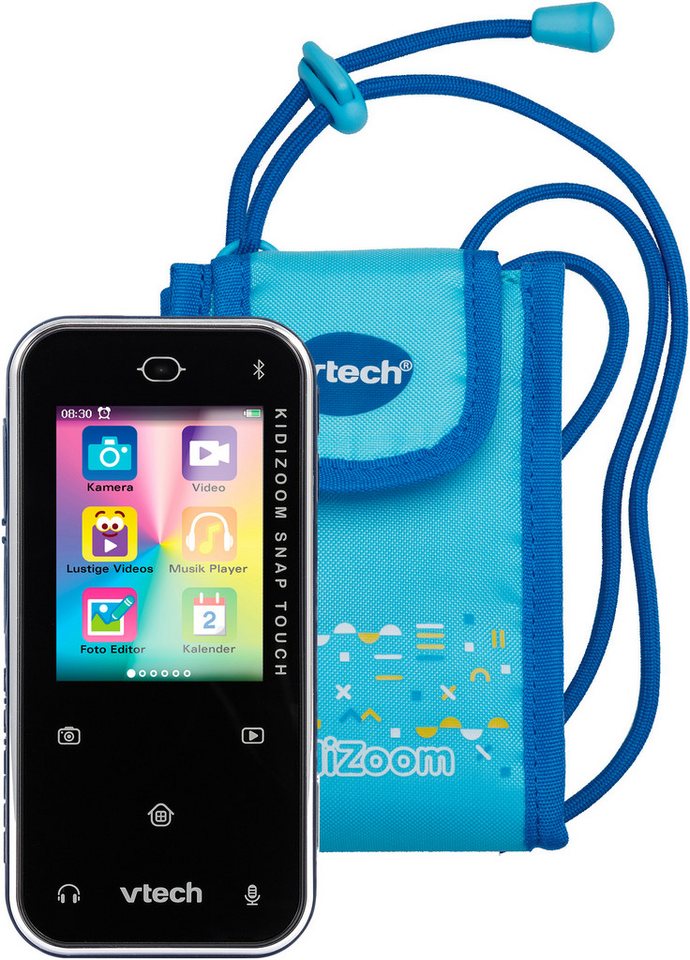 Vtech® KidiZoom Snap Touch, blau Kinderkamera (im coolen Smartphone-Format, inklusive Tragetasche) von Vtech®