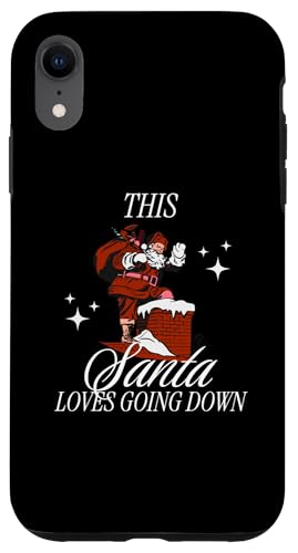 Hülle für iPhone XR This Santa Loves Going Down Raunchy Christmas für Herren von Vulgar Christmas Co.