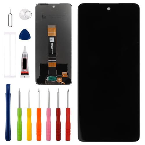 Vvsialeek LCD-Touchscreen-Digitizer für TCL 50 XL [6,8 Zoll] mit technischem Reparaturwerkzeug-Set, Fingerabdruck-Funktion von Vvsialeek