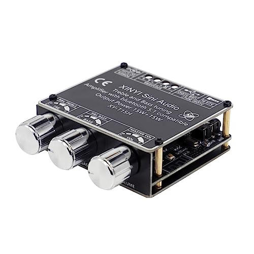 T15H Bluetooth Digital Verstärker Board Modul 2.0 Stereo Dual Channel 15W x 2 mit High und Low Bass Anpassungen von WANGCL