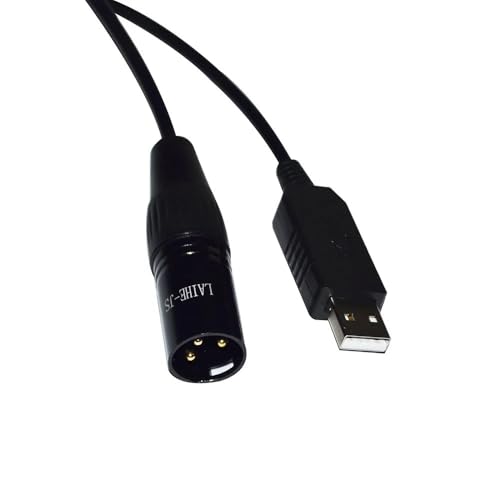 FTDI FT232RL USB-auf-XLR-Konverter mit 3-poligem Stecker, serielles RS485-Kabel for XTA-Audioprozessor und PC-I/O-Kommunikations-K2-ADE-Adapter(5M,Color D) von WANGFK