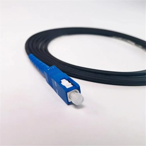 Glasfaser-Patchkabel, FTTH SC/UPC-SC/UPC, 3,0 mm, Singlemode, 1 M/2 m, Glasfaser-Verlängerungskabel, Optisches Kabel (2MUPC mit Adapter) von WANGJINGJ