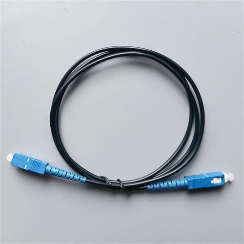 Glasfaser-Patchkabel, FTTH SC/UPC-SC/UPC, 3,0 mm, Singlemode, 1 M/2 m, Glasfaser-Verlängerungskabel, optisches Kabel (1 m SCupc) von WANGJINGJ