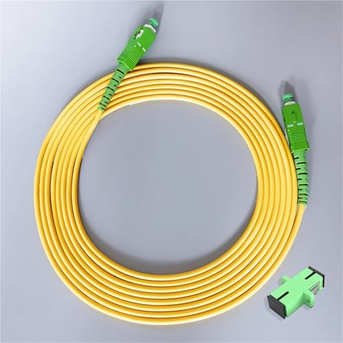 Glasfaser-Patchkabel, SC-SC, Fibra Optica, Singlemode, Glasfaser-Patchkabel, Verlängerungskabel, FTTH-Kabel (2 MAP mit Adapter) von WANGJINGJ