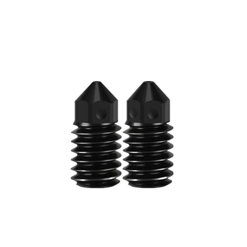 Hotend-Kit for A1/A1 Mini Fast Speed ​​Hot End Assembly 0,2/0,4/0,6/0,8 mm Düse aus gehärtetem Stahl 3D-Druckerteil(2PCS hard nozzle,0.2mm) von WANGSHUA