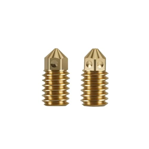 Hotend-Kit for A1/A1 Mini Fast Speed ​​Hot End Assembly 0,2/0,4/0,6/0,8 mm Düse aus gehärtetem Stahl 3D-Druckerteil(2Pcs Brass nozzle,0.2mm) von WANGSHUA