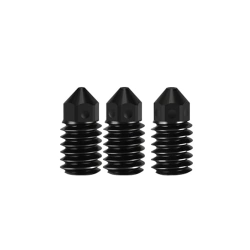 Hotend-Kit for A1/A1 Mini Fast Speed ​​Hot End Assembly 0,2/0,4/0,6/0,8 mm Düse aus gehärtetem Stahl 3D-Druckerteil(3PCS hard nozzle,0.4mm) von WANGSHUA