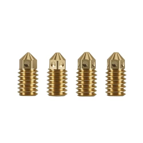 Hotend-Kit for A1/A1 Mini Fast Speed ​​Hot End Assembly 0,2/0,4/0,6/0,8 mm Düse aus gehärtetem Stahl 3D-Druckerteil(4Pcs Brass nozzle,0.2mm) von WANGSHUA