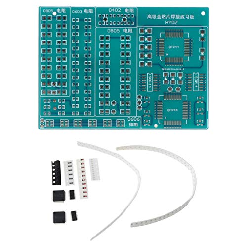 Komponenten Schweißübungsplatinen Set RGB LED Controller Widerstand Diode Transistor Elektronik Lernen von WASTEBIN