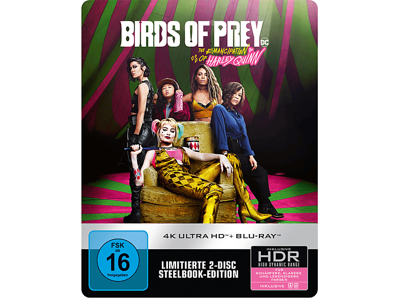 Birds of Prey - The Emancipation Harley Quinn SteelBook® 4K Ultra HD Blu-ray + von WBHE