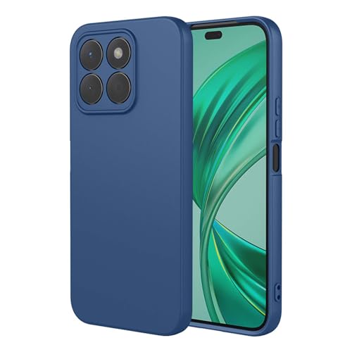 WBWONE Hülle für Xiaomi Redmi Note 14 Pro 4G Case, Silikon Handyhülle mit Stoffauskleidung Dünne Weiche TPU Soft Stoßfest Schutzhülle Cover - Blau von WBWONE