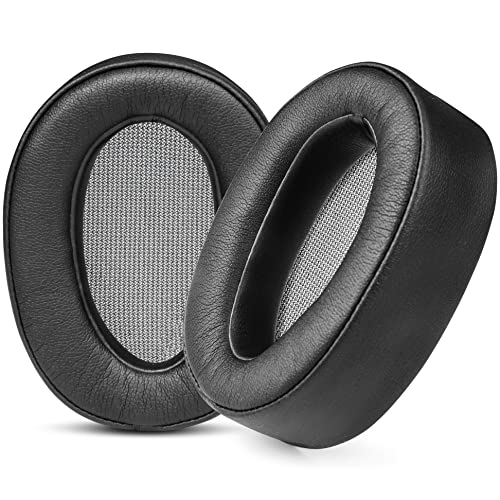 WC Wicked Cushions Extra Dicke Ohrpolster für Sony WH-H900N und MDR-100ABN Kopfhörer – weiche PU-Lederpolster, luxuriöser geräuschisolierender Memory-Schaum, zusätzliche Dicke | Black von WC