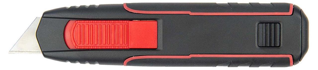 WEDO Safety Double Side Cuttermesser 19 mm schwarz/rot von WEDO