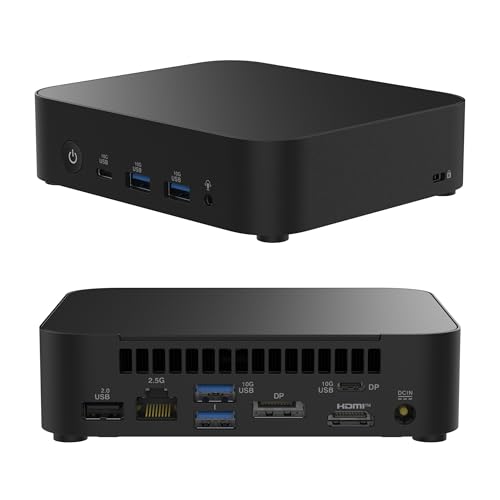 NUC 14 Pro NUC14MNK150 Mini-Desktop-Computer/Mini-PC/HTPC 14. Generation Intel Twin Lake N150, Intel UHD-Grafik (N97), 8 GB DDR5 RAM, 512 GB SSD von WEELIAO