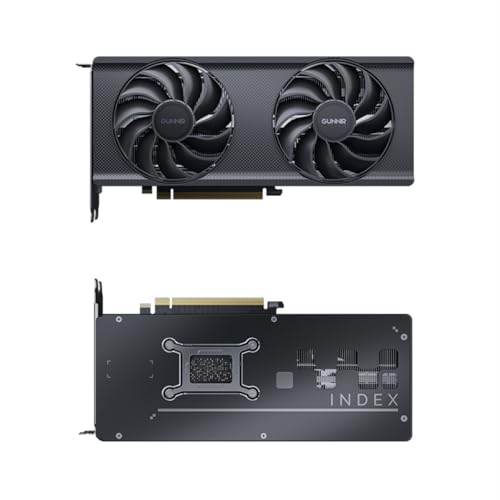 WEELIAO GUNNIR Intel Arc B580 Index 12GB GDDR6 2670MHz Dual Fan Grafikkarte (192-Bit, PCI-Express 4.0 x8, HDMI/DisplayPort, unterstützt 4k) von WEELIAO