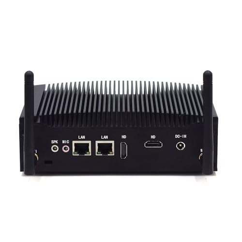 Lüfterloser PC Win 11 Mini Industrie PC i5 8260U Lüfterloser Mini Desktop PC 16GB RAM 1TB SSD 4K Dual HD Dual LAN WiFi BT RS232 USB3.0 Mini Computer Industrie Mini PC Mini Tower PC i5 DDR4 Linux von WEIDIAN