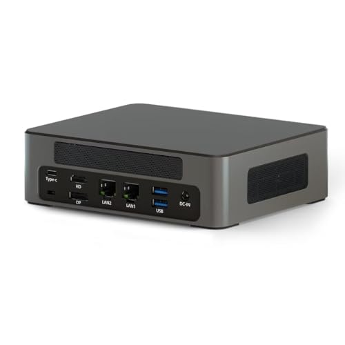 WEIDIAN Mini PC Gaming 13. Gen i7 1360P(bis zu 5,0 GHz) Mini Desktop PC Win 11 Pro 32GB DDR5 1TB NVME SSD, Mini Computer Dreifache Anzeige (HD/Type-C/8K DP) WiFi 6 & BT 5.2 USB 3.2 Dual 2,5Gbe LAN von WEIDIAN