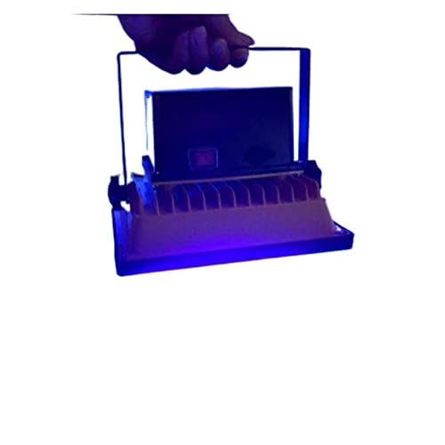 UV-Harzhärtungslicht, 60 W wiederaufladbare Batterie UV-Härtungslampe 395 nm 365 nm 405 nm schattenlose Kleber-Fluoreszenz-Erkennungslampe Antik-Identifikation DIY-Härtungsgehäuse(365nm) von WEIQIAO